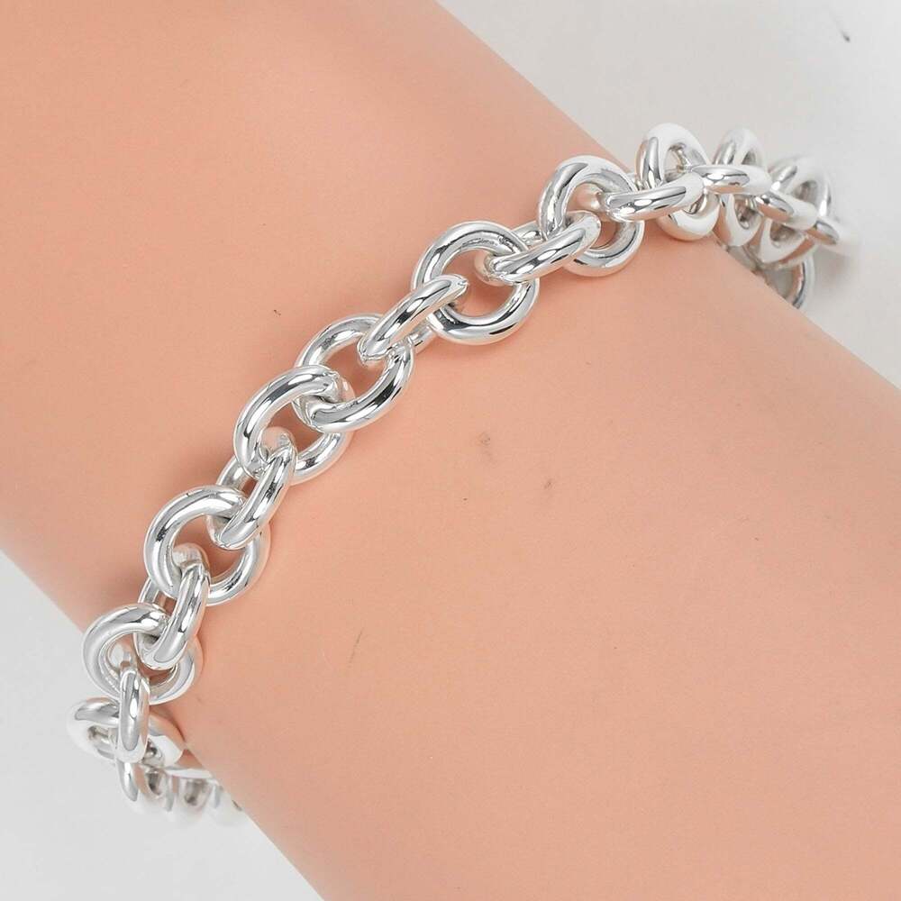 TIFFANY Authentic Silver Charm Bracelet - Picture 3 of 8